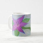 tasse de fleurs violettes aléatoires (Devant gauche)
