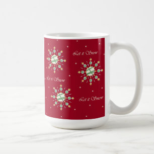 Tasse de flocons de neige