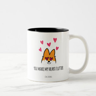 Tasse de flottement de coeur