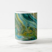 Tasse de fluide cellulaire vert et or (Centre)