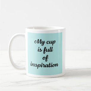 Tasse de foi chrétienne Ma tasse est pleine d'insp