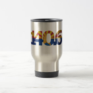 TASSE DE FOND DE VOYAGE DE TRIATHLON DE DRAPEAU