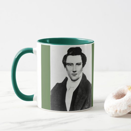 Tasse de fondateur de Joseph Smith LDS (Avec donut)