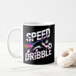 Tasse de foot de chat en dribble à vitesse dynamiq
