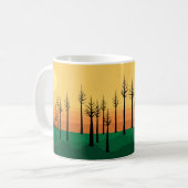 Tasse de forêt de coucher du soleil de Nirrin (Devant gauche)