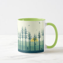 Tasse de forêt de Sienne