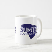 Tasse de forme de Sumter la Caroline du Sud (Devant droit)