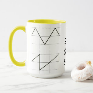 Tasse de forme d'onde