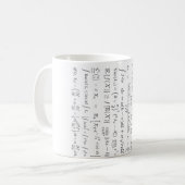 Tasse de formules de maths (Devant gauche)