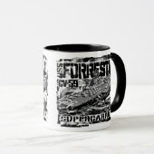 Tasse de Forrestal de porte-avions (Devant droit)