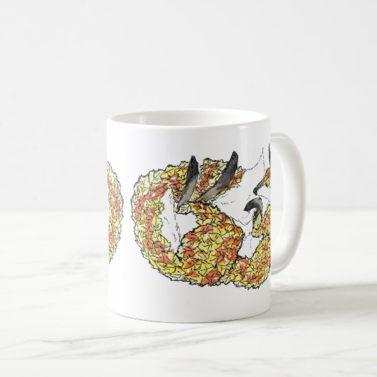 Tasse de Fox de chute (Devant droit)