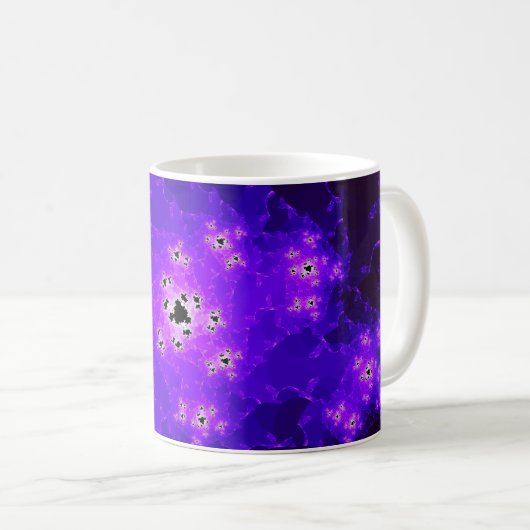 Tasse de fractale de nébuleuse (Devant droit)