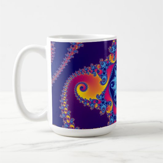 Tasse de fractale - ensemble de Mandelbrot (Gauche)