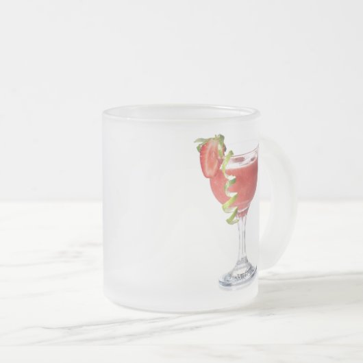 Tasse de fraise de daiquiri (Devant droit)