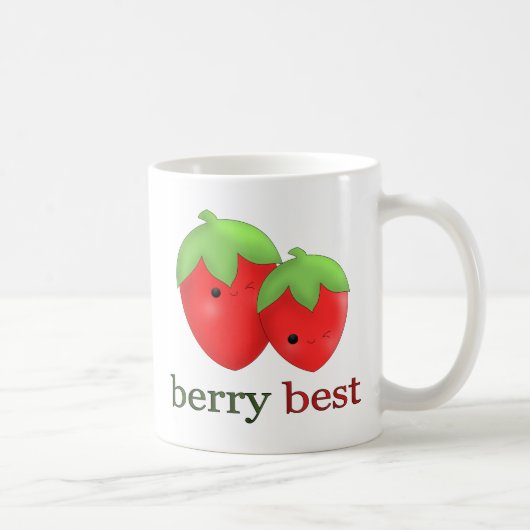 Tasse de fraise de Kawaii (Droite)