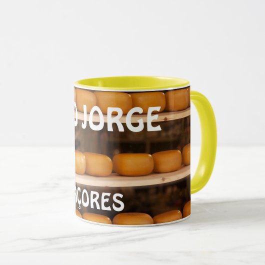 Tasse de fromage de Jorge Açores de sao (Devant droit)
