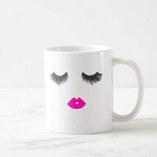 Tasse de fuchsia d'amour de MÈCHE et de LÈVRE (Droite)