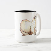 Tasse de furets de coeur (Devant droit)