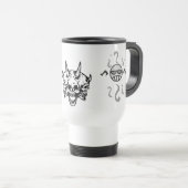 Tasse de fureur et de frustration de crâne (Devant droit)