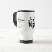 Tasse de fureur et de frustration de crâne (Devant gauche)