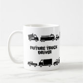 Tasse de "futur chauffeur de camion" (Gauche)