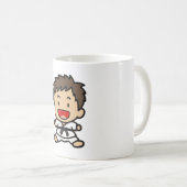Tasse de garçon d'art martial (Devant droit)