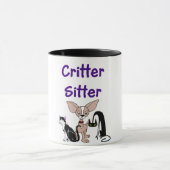 Tasse de garde d'enfants d'animal familier (Centre)