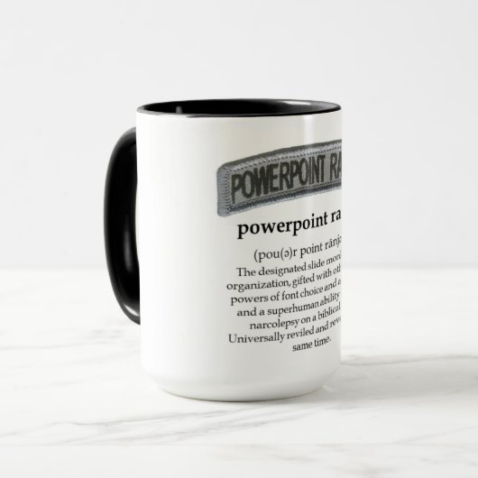 Tasse de garde forestière de PowerPoint (Devant gauche)