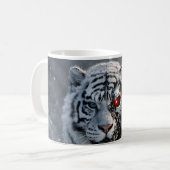 Tasse de garde futuristic sci-fi tigre blanc (Devant gauche)