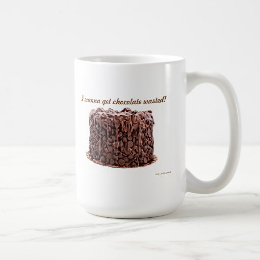 Tasse de gâteau gaspillée par chocolat (Droite)