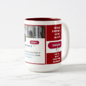 Tasse de gazouillement d'atout d'Unfollow (Devant droit)