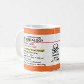 Tasse de généalogie de bouteille de prescription (Devant gauche)