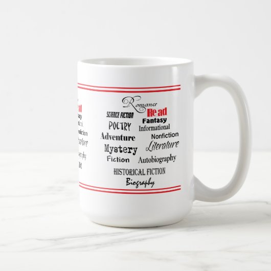 tasse de genres de lecture (Droite)