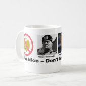 Tasse de Gentil-Mussolini-Trumpolini de jeu (Devant gauche)