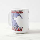 Tasse de géographie Unie Pangea (Devant gauche)