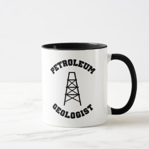 Tasse de géologue de pétrolier