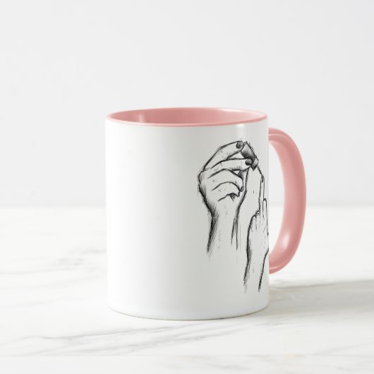 Tasse de geste de main (Devant droit)