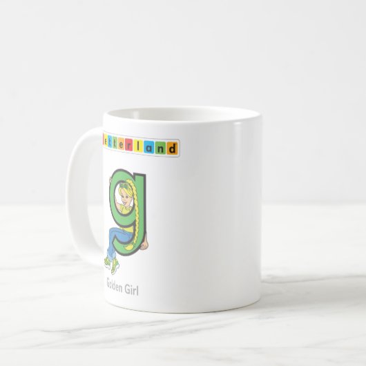 Tasse de Gg de Letterland | (Devant gauche)