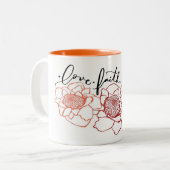 Tasse de gingembre de torche de foi d'amour Aloha (Devant gauche)