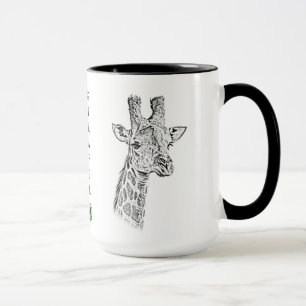 Tasse de girafe - série de l'Afrique