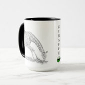 Tasse de girafe - série de l'Afrique (Devant gauche)