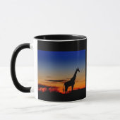 Tasse de girafes coucher du soleil (Gauche)