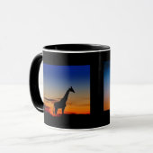 Tasse de girafes coucher du soleil (Devant gauche)