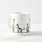 Tasse de girafes et de zèbres (Devant gauche)