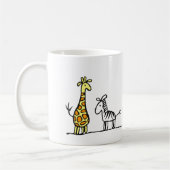 Tasse de girafes et de zèbres (Gauche)
