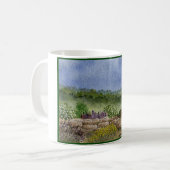 Tasse de "giroflées" (Devant gauche)