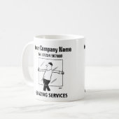 Tasse de glaçage de bande dessinée de services (Devant gauche)