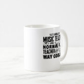 Tasse de glacière de professeur de musique (Devant droit)