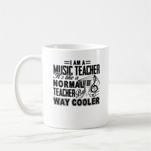 Tasse de glacière de professeur de musique