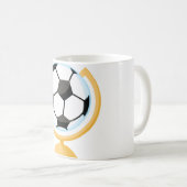 Tasse de globe de ballon de football (Devant droit)